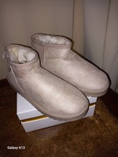 Beige fur lined for sale  OXFORD