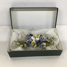 Peça decorativa de pente de cabelo - Adornada com conchas e flores (62) #605 comprar usado  Enviando para Brazil