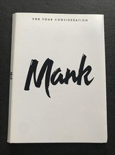 MANK 2020 Netflix FYC Screener BLU-RAY  David Fincher extremely RARE comprar usado  Enviando para Brazil