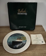 Belleek titanic plate for sale  NEWTOWNABBEY