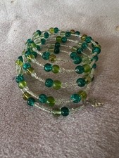 Green chunky bead for sale  NEWCASTLE UPON TYNE