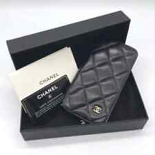 Capa telefone Chanel pele caviar preta iPhone 12pro tipo notebook com caixa comprar usado  Enviando para Brazil