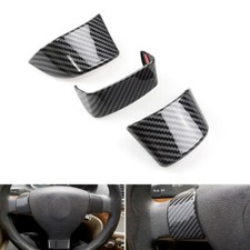 Capa de quadro de acabamento de volante estilo carbono para VW Jetta Golf MK5 Passat B6 EOS comprar usado  Enviando para Brazil