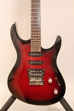 Guitarra elétrica Washburn RX20F ajustada de manutenção chama bordo vermelho sol #QOK5C4 comprar usado  Enviando para Brazil