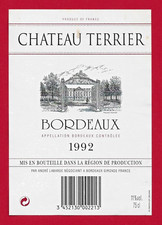 Etiquette bordeaux château d'occasion  Albertville