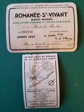 étiquette romanée vivant d'occasion  Saint-Just-de-Claix