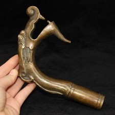 Coleção de itens antigos de bronze cabeça de dragão muletas cabeça bengala top coleção comprar usado  Enviando para Brazil