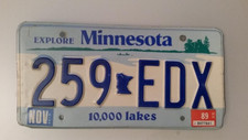 Targa minnesota originale usato  Pieve Fissiraga