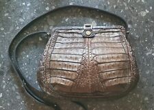 Goldpfeil kroko tasche gebraucht kaufen  Langenselbold