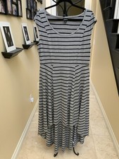 plus gray stripe dress for sale  Chula Vista