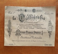 Calligrafia quaderno metodo usato  Biella