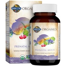 Garden of Life Vitaminas Pré-Natais Orgânicas Pré-natal Multi - 90 Comprimidos, Vegano comprar usado  Enviando para Brazil