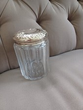 Usado, 3 itens antigos de cômoda de prata, incluindo frasco de cristal, pincel e buzina de sapato. comprar usado  Enviando para Brazil