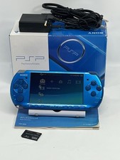 Console Sony PSP-3000 azul vibrante na caixa novo na caixa região livre comprar usado  Enviando para Brazil