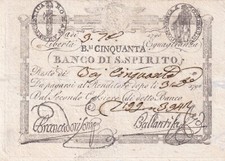 50 Bajocchi Banco di Spirito 1798 comprar usado  Enviando para Brazil