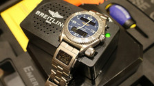 Conjunto completo Breitling Emergency Professional com Co Pilot titânio E76321 azul, usado comprar usado  Enviando para Brazil