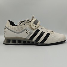 Tamanho 10 - Tênis de halterofilismo Adidas adiPower Core branco comprar usado  Enviando para Brazil