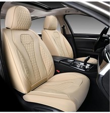 Fundas de asiento de coche 2 piezas asientos delanteros SOLO, beige universal.Ver todas las fotos por favor  segunda mano  Embacar hacia Mexico