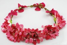 Burgundy flower headband for sale  Glendora