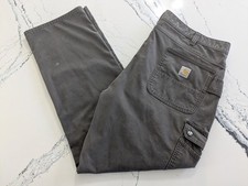 Calça Carhartt 105461 DFE Joelho Duplo Relaxado Ripstop Cargo 38x31 Aflito  comprar usado  Enviando para Brazil
