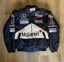 Jaqueta de corrida McLaren vintage adulta totalmente bordada com (camisa grátis) comprar usado  Enviando para Brazil
