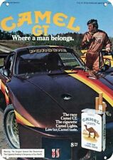 Usado, 1981 CAMEL CIGARETTES & GT RACE & PORSCHE carro de corrida réplica decorativa placa de metal comprar usado  Enviando para Brazil