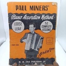 Método de Acordeão para Piano Paul Miners Parte Um Folha Solta 52 Lições Completas Perfeito Estado comprar usado  Enviando para Brazil