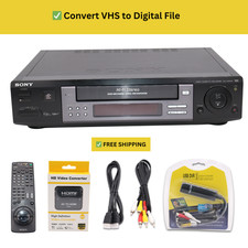 Leitor de videocassete Sony converte arquivo VHS para digital por conversor de captura USB 2.0 comprar usado  Enviando para Brazil