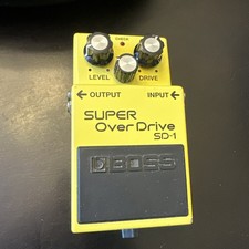 Pedal de efeitos compacto de guitarra elétrica BOSS Super OverDrive SD-1 alimentado por 9V comprar usado  Enviando para Brazil