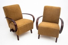 Para foteli art deco autorstwa J. Halabali z lat 30., czeskie, używany na sprzedaż  PL