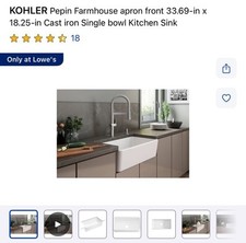 Kohler pepin farmhouse for sale  Port Saint Lucie