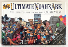 THE ULTIMATE NOAH'S ARK Puzzle Book for all Ages Hardcover w/DJ Mike Wilks 1993 comprar usado  Enviando para Brazil