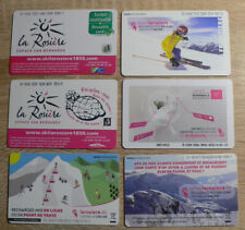 Lot cartes forfaits d'occasion  Bourg-Saint-Maurice