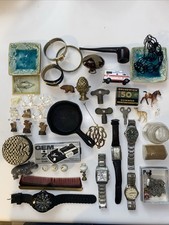 Lote chatarra - Joyas, relojes, mini hierro fundido, pipa, probabilidades y extremos segunda mano  Embacar hacia Mexico