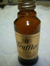 Usado, Mini garrafa de vidro marrom vintage 1988 trufas licor du chocolat 50 ml comprar usado  Enviando para Brazil