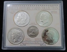 EUA Coleção histórica de moedas * Conjunto tipo dólar dos Estados Unidos * 5 moedas * 2, usado comprar usado  Enviando para Brazil
