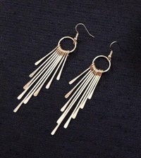 Brincos boho de ouro em cascata , usado comprar usado  Enviando para Brazil