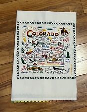 NOVO pano de prato bordado estampado Colorado, usado comprar usado  Enviando para Brazil