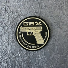 G19X Glock Austria 9x19 Patch PVC 3D Airsoft Pro Series Tactical Velcro® comprar usado G19X Glock Austria 9x19 Patch PVC 3D Airsoft Pro Series Tactical Velcro® comprar usado  Enviando para Brazil