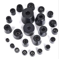 Pés de borracha preta 11mm - 50mm com lavadora pés de móveis pés de caixa pés de equipamento comprar usado  Enviando para Brazil