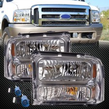 Conjunto de faróis de conversão 05-07 compatível com 99-04 Superduty Ford Excursion comprar usado  Enviando para Brazil