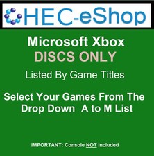 Microsoft xbox discs for sale  GRANTHAM