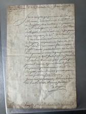 Ancien document 1773 d'occasion  Ham