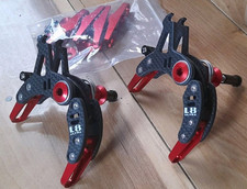 Conjunto de pinças de freio aro 55 mm ultra carbono/titânio longo alcance Ciamillo L8 132 gms comprar usado Conjunto de pinças de freio aro 55 mm ultra carbono/titânio longo alcance Ciamillo L8 132 gms comprar usado  Enviando para Brazil