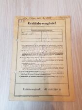 Kfz brief käfer gebraucht kaufen  Kirchhundem
