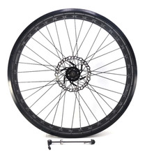 Mongoose Fat Tire Mountain Bike 26" 135mm 36H conjunto de rodas dianteiras + disco 160mm comprar usado  Enviando para Brazil