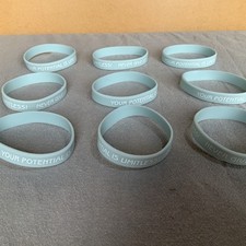 Silicone wristbands potential for sale  MILTON KEYNES