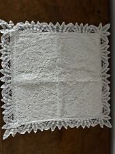 White cotton lace for sale  MELTON MOWBRAY