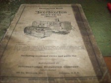 Instruction book tractor for sale  COLCHESTER