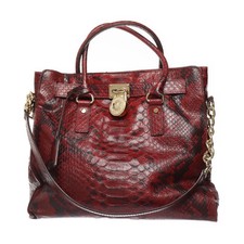 Michael Kors, torebka, Hamilton, damska, skóra, czerwony, 35, 9, 31 cm #ZmV na sprzedaż  PL